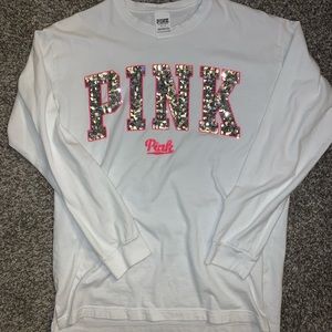 PINK sequin long sleeve